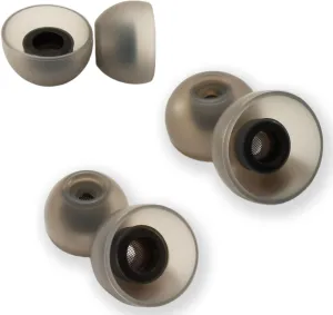 Soft Silicone Earbuds Tips Filter Screen Extra Small Earbud Tips Universal Rubber Replacement Ear Tips Fit 4.0mm~6.0mm Wireless Earbuds LMS Black