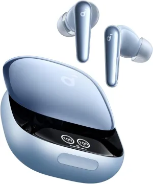 Soundcore Liberty 4 Pro by Anker,Noise Cancelling Wireless Earbuds,7-Sensor and Real-Time Adaptive Noise Cancelling, 2Faster Charging,Studio-Level Hi-Fi Music,Clear Calls with 6 Mics and AI(Renewed)