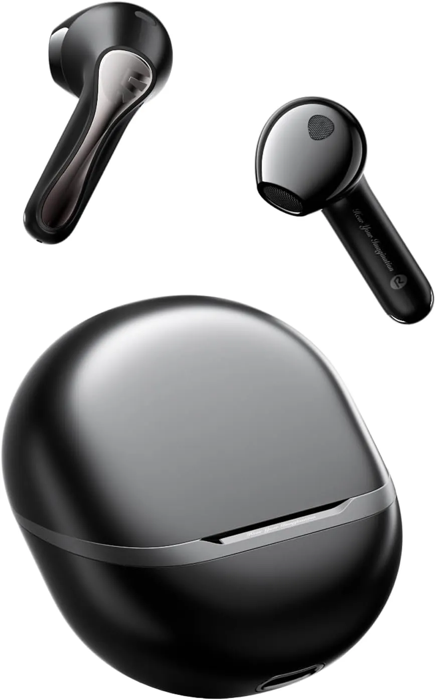SoundPEATS Air5 Bluetooth 5.4 Wireless Earbuds, Semi in-Ear Headphons, Hi-Res APTX Lossless Sound Qualcomm Snapdragon QCC3091 Chip, 13mm Driver, 30Hrs Playtime, IPX5 Waterproof, Multipoint Pairing
