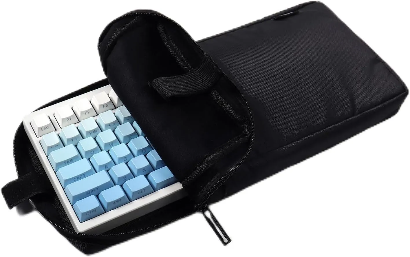 Sumgsn 75% Keyboard Case, Waterproof and Shockproof Protective Bag, Soft Travel Carrying Bag for 75 Keys Mechanical Keyboard (medium)