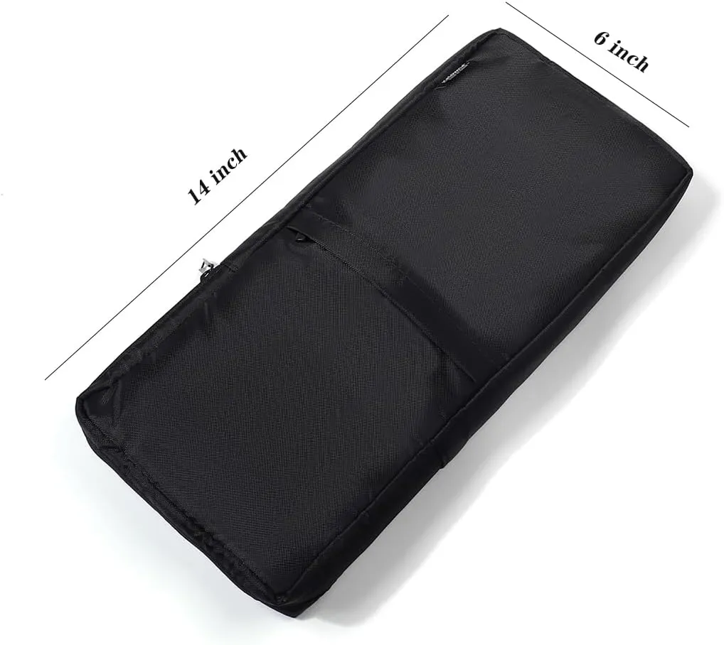 Sumgsn 75% Keyboard Case, Waterproof and Shockproof Protective Bag, Soft Travel Carrying Bag for 75 Keys Mechanical Keyboard (medium)