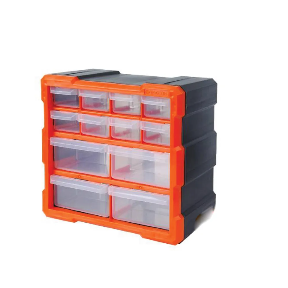 TACTIX 12-Drawers Storage Bin
