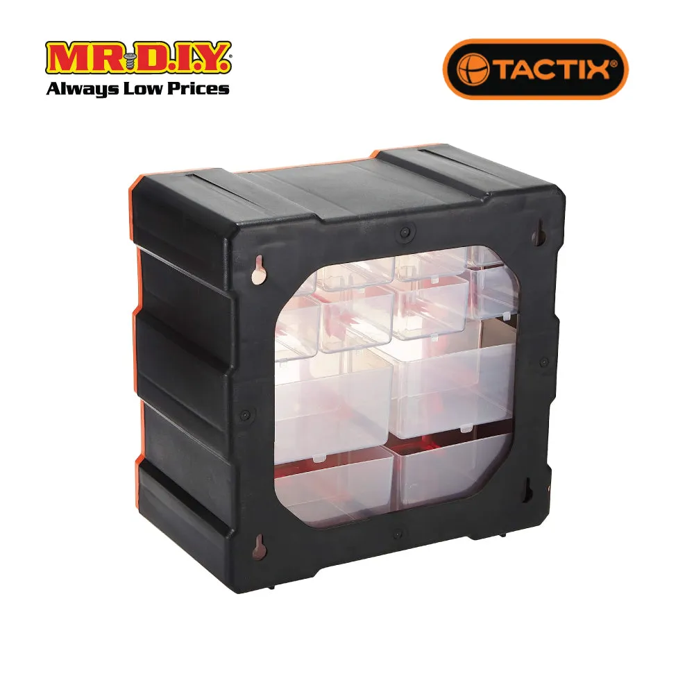TACTIX 12-Drawers Storage Bin