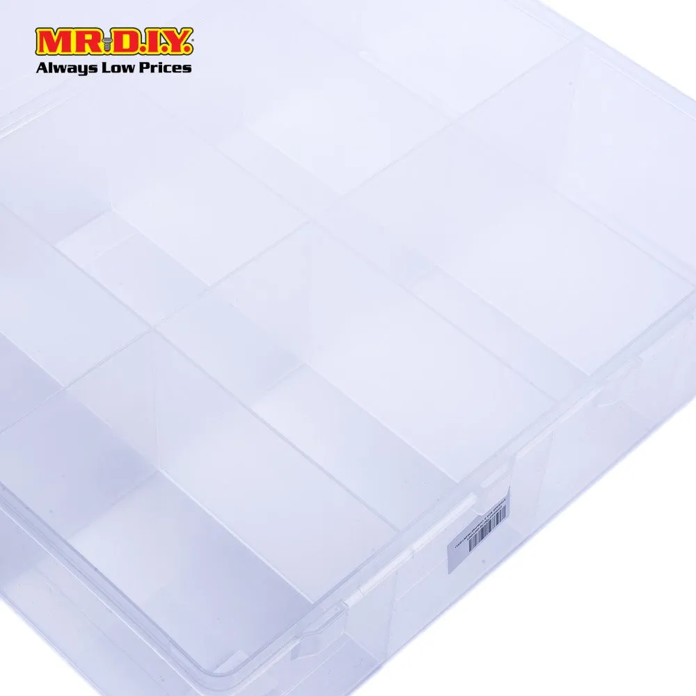 Tactix Plastic Storage Box (8 compartments)