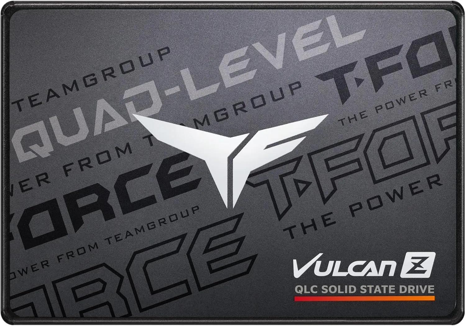 TEAMGROUP T-Force Vulcan Z 1TB SLC Cache 3D NAND QLC 2.5 Inch SATA III Internal Solid State Drive SSD (R/W Speed up to 550/470 MB/s) T253TY001T0C101