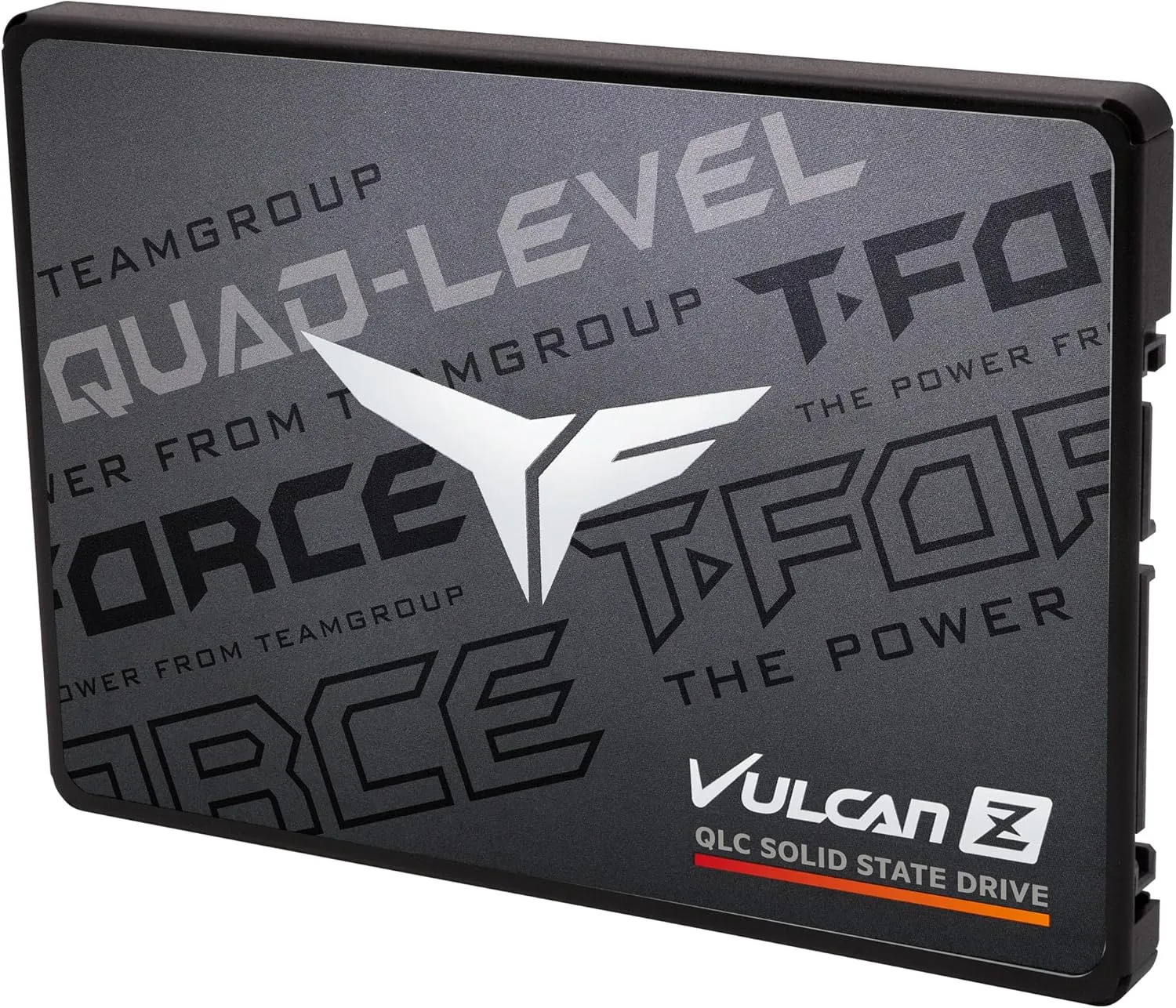 TEAMGROUP T-Force Vulcan Z 1TB SLC Cache 3D NAND QLC 2.5 Inch SATA III Internal Solid State Drive SSD (R/W Speed up to 550/470 MB/s) T253TY001T0C101