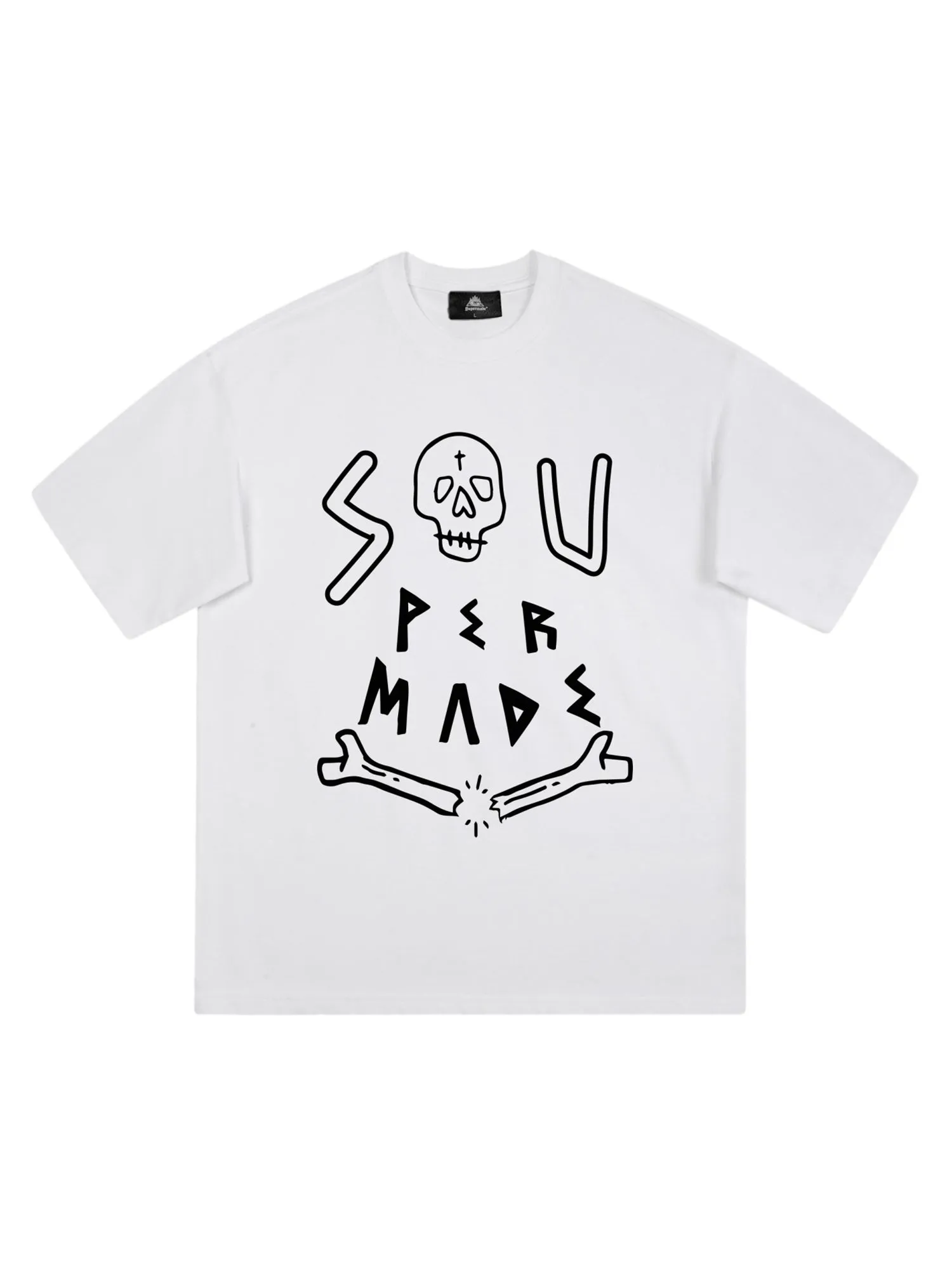 Thesupermade Skull Print T-shirt - 1991