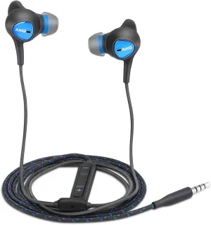 Wired 3.5MM Jack Durable Earphones Earbuds w Microphone and Volume Control, Deep Bass Clear Sound Noise Isolating in Ear Headphones, Compatible with vivo Y32 Tuned by AKG