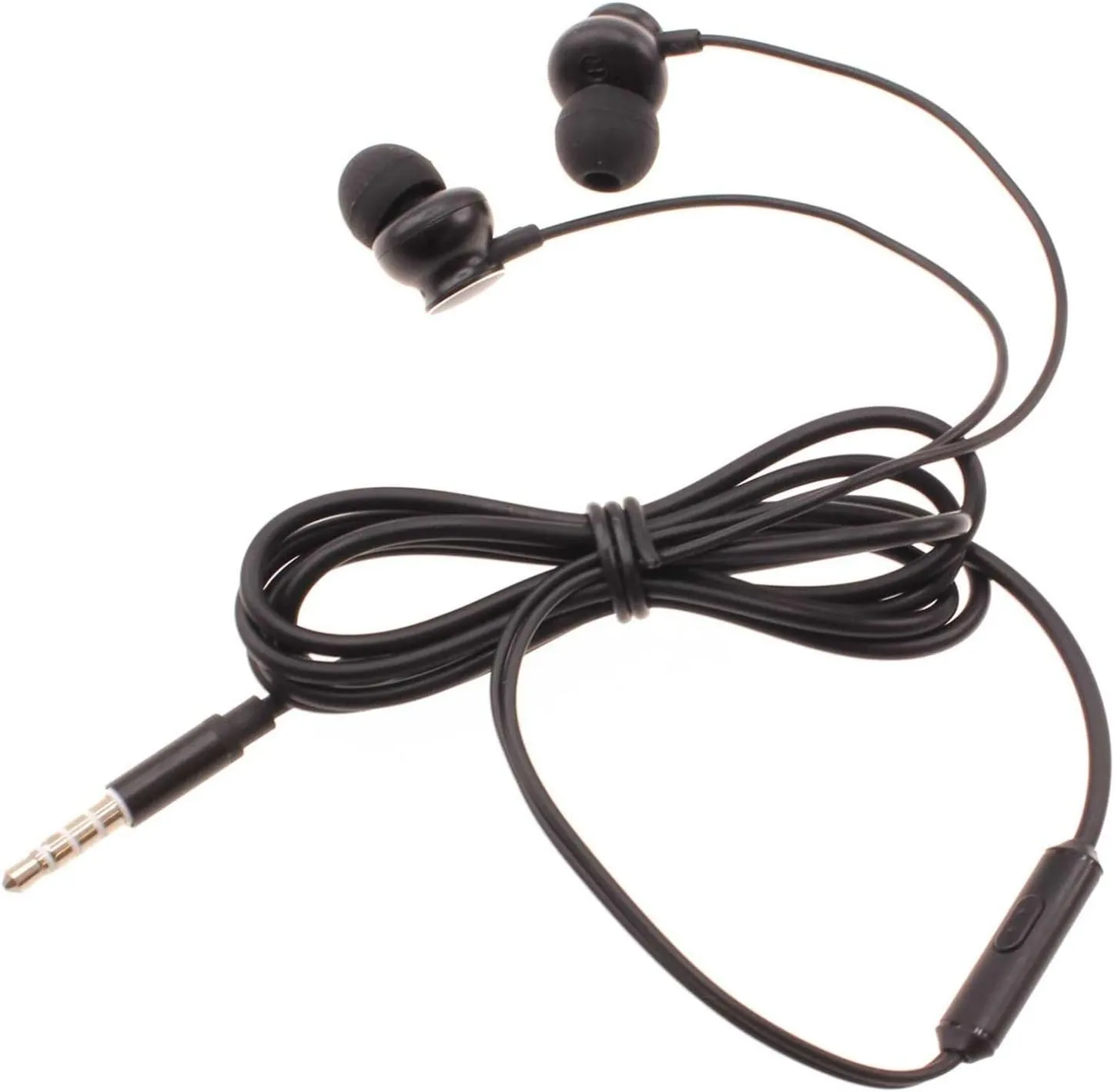 Wired Earphones Hi-Fi Sound Headphones Handsfree Mic Headset Metal Earbuds Compatible with Lively Jitterbug Smart3