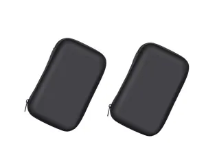 WOIWO 2PCS EVA Bag Mobile Hard Disk/Small Items Storage Bag / 3C Digital Product Storage Bag