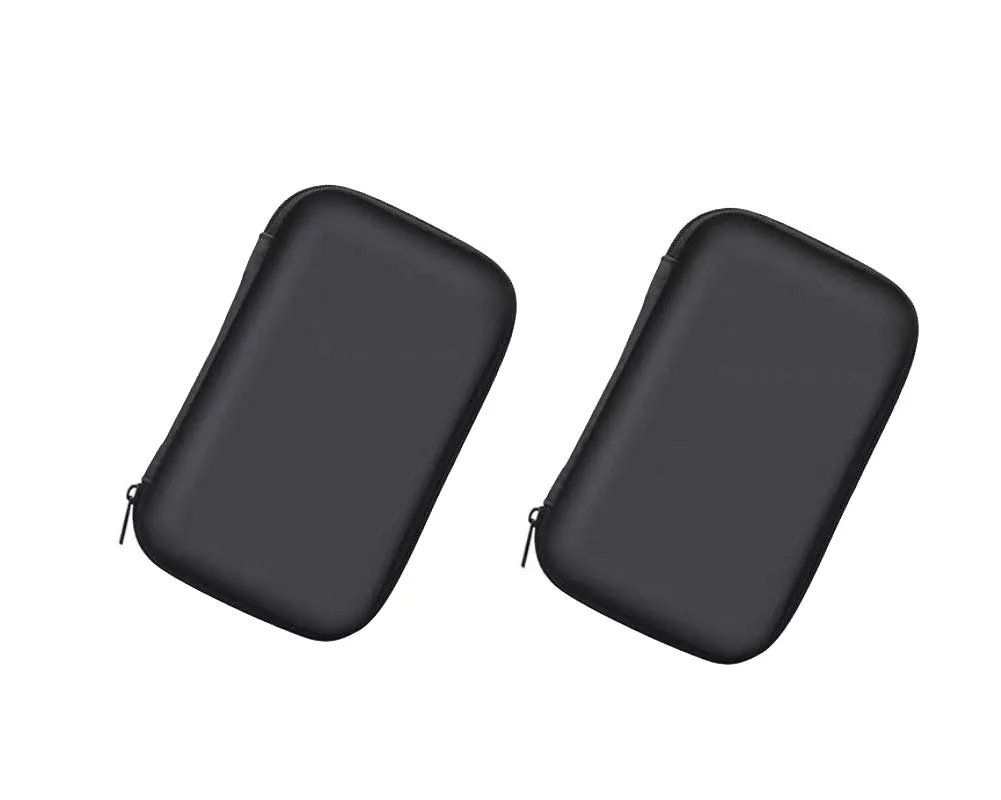 WOIWO 2PCS EVA Bag Mobile Hard Disk/Small Items Storage Bag / 3C Digital Product Storage Bag