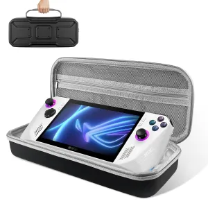 YAMTO Carrying Case Fits for Steam Deck& Asus Rog Ally Gaming Handheld and Accessories, Compact Design,Portable Hard Bag for Travel and Storage,Black